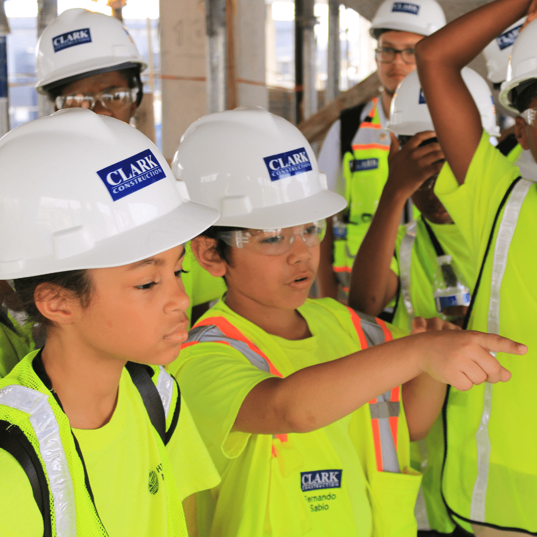 Higher Achievement scholars on a hands-on learning trip